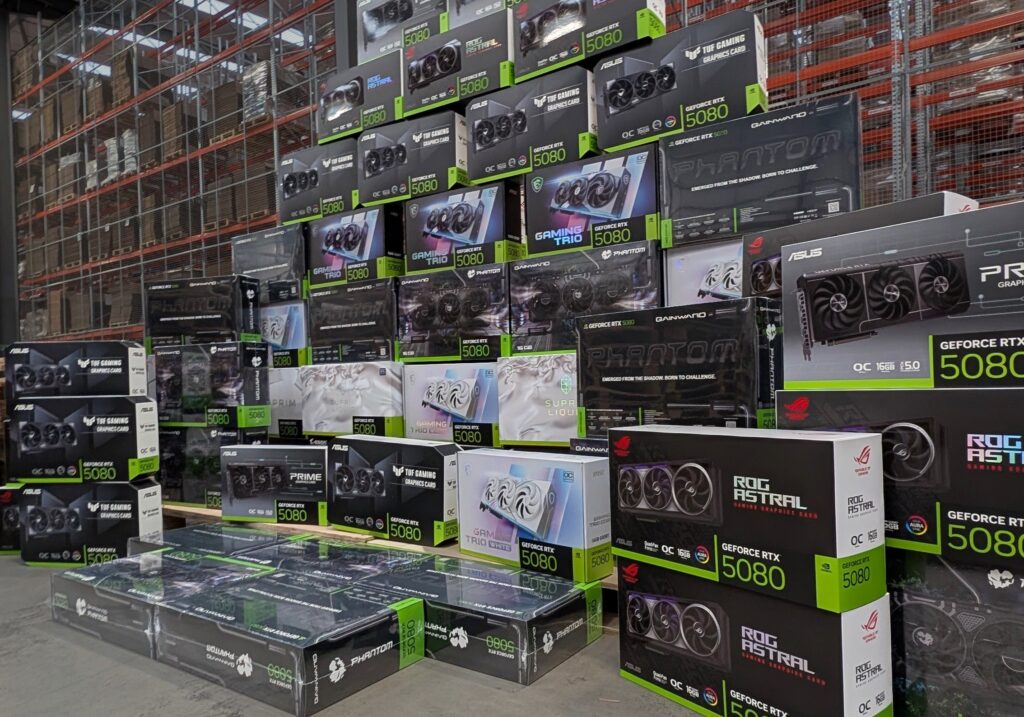 GeForce RTX 5090 5080 wyprzedane