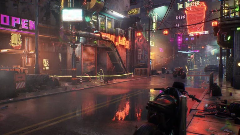 Cyberpunkowe demo Unreal Engine 5 zachwyca bez ray tracingu: dowód na potęgę dynamicznego oświetlenia