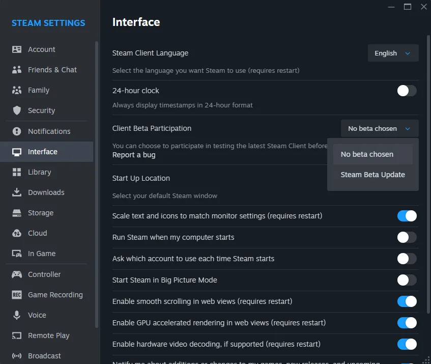 Steam nakładka wydajność