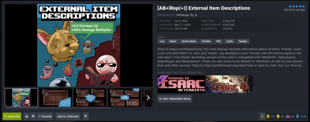 Nowy wygląd Steam Workshop z odświeżonym przeglądaniem modów i szybszym podglądem zawartości.